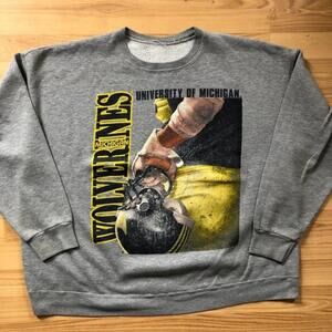 Michigan Wolverines Crewneck Sweatshirt University Of Michigan